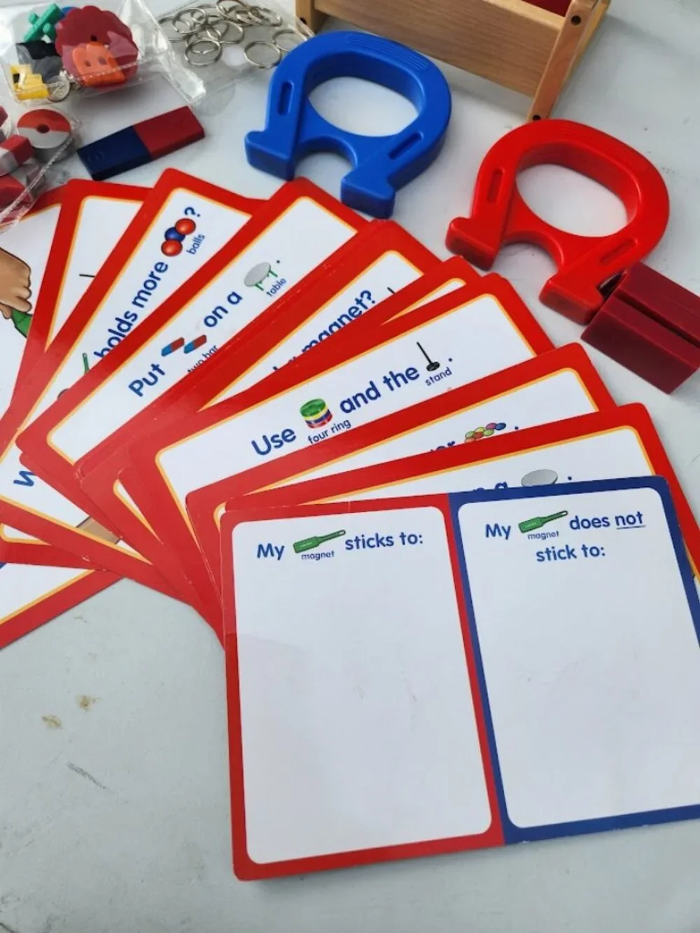 Lakeshore Magnet Kit Physical Science Activity Set Magnets Magnetism Experiments